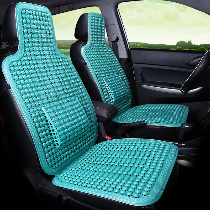 五菱之光面包車2017夏季汽車坐墊全套 天藍(lán)中國結(jié)裝飾，實用與美觀兼?zhèn)? class=